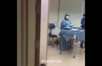 انفجار بیروت در اتاق زایمان بیمارستان
