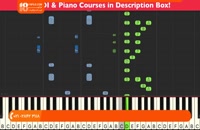 آموزش تصویری پیانو - تمرین نواختن کامل آهنگ