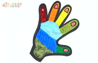 آموزش نقاشی به کودکان این قسمت نقاشی دستکش زمستانی