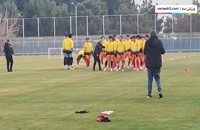 اولین تمرین تیم جوانان ایران قبل از دو بازی تدارکاتی