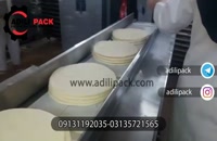 دستگاه بسته بندی نان پیتزا ماشین سازی عدیلی