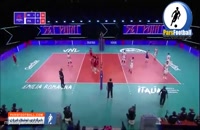 خلاصه بازی والیبال ایران 3_1 والیبال ایتالیا