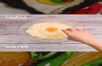 تارت ژامبون و تخم مرغ