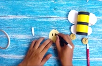 درست کردن زنبور با کاغذ