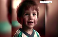 شبیه سازی چهره‌‌ی ستارگان فوتبال در کودکی