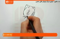 نحوه کشیدن نقاشی گربه به کودکان زیر 5 سال