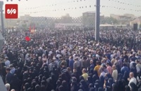 حضور گسترده مردم در مراسم تشییع پیکر شهید صیادخدایی