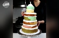 ویدیوی کیک آرایی تزیین کیک