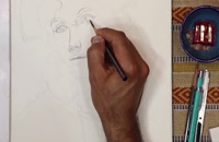 آموزش سیاه قلم طراحی چهره پیشرفته