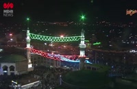 حال و هوای مسجد مقدس جمکران و مناجات مردم در شب نیمه شعبان