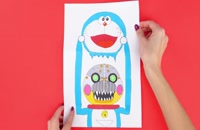 آموزش ساخت نقاشی های سه بعدی و خلاقانه به کودکان
