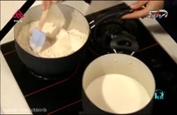آموزش پخت حلوای شیر