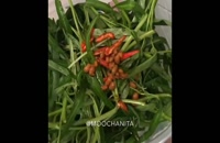 غذای  گیاهی تایلندی به نام پد پاک بونگ
