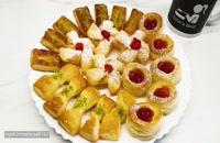 آموزش شیرینی فوری عید نوروز با خمیر هزارلا پاپیونی