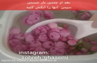آموزش خشک کــردن گل محمدی