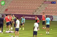 تمرینات آماده سازی تیم ملی برزیل در قطر