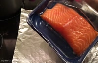 ساده وسریع ماهی سالمون در فر