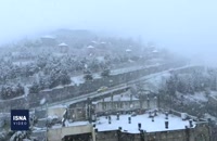 بارش برف بهاری - تهران