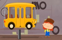 دکتر مک ویلی-A yellow bus for kids.