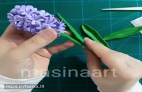 آموزش گل سنبل برای سفره هفت سین با خمیر چینی