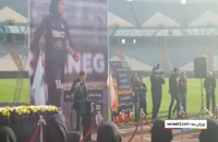 مراسم گرامیداشت ملیکا محمدی در ورزشگاه آزادی