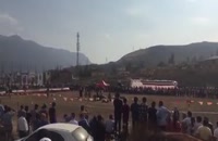 ازدحام مردم در جشنواره اسب در اوج کرونا