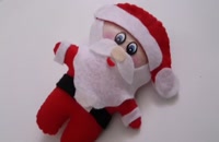 آموزش ساخت عروسک بابانوئل با پارچه نمدی برای کریسمس