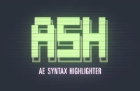 دانلود پلاگین ASH Syntax Highlighter 1.0.1b برای افترافکت