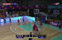 بسکتبال ایران 72 - چین 81