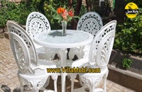 صندلی و میز باغی پلیمری طاووسی