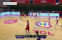 بسکتبال ایران 74 - چین 86