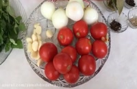 طرز تهیه ترشی گوجه فرنگی با پیاز