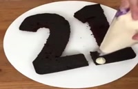کیک تولد عدد