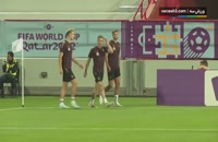 تمرینات تیم ملی آلمان پیش از بازی مقابل ژاپن
