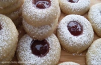 Jam Filled Cookies Recipe - شیرینی مارمالادی  ساده