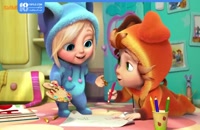 انیمیشن دیو اند اوا - رنگ ها با خانواده انگشتی