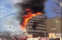 مهار آتش سوزی در برج تجاری «صالح المهدی» کرمان