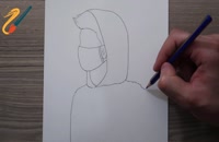 آموزش نقاشی با مداد - نقاشی شخصیت پسر