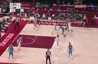 خلاصه بازی بسکتبال فرانسه - اسلوونی