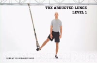 TRX ABDUCTED LUNGE LEVEL 1_لانج تعادلی سطح ۱
