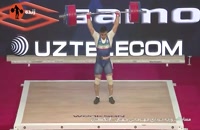 کسب مدال طلا توسط معتمدی با مهار وزنه (220kg)