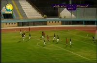 خلاصه بازی فوتبال آلومینیوم اراک 0 - نساجی مازندران 3