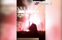 آتش زدن مجسمه زلاتان توسط هواداران مالمو