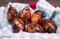 آموزش رنگ آمیزی تخم مرغ با پوسته پیاز مخصوص هفت سین