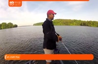 آموزش ماهیگیری با قلاب در داخل دریاچه