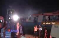 پهلو گرفتن قایق حامل ۳۷۰ پناهجو درجزیره لمپدوسا ایتالیا