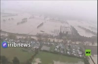 تصاویر هوایی از وقوع سیلاب در نیوزیلند