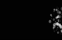 ویدیو فوتیج پاشش ذرات بوکه از راست