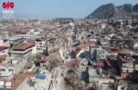 تصاویرهوایی از خسارات زلزله در بخش هاتای ترکیه