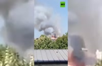ویدیو آتش سوزی ساختمان سفارت ایتالیا در پاریس